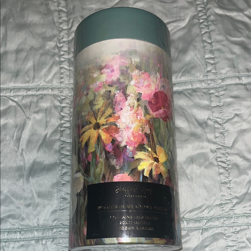 Signature Wildflower Puzzle with Pink and Yellow Accents